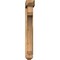 Ekena Millwork Legacy Arts and Crafts Smooth Bracket w/ Offset Brace, Western Red Cedar, 5 1/2"W x 28"D x 40"H BKT0604X28X40LEC03SWR - alternate 2